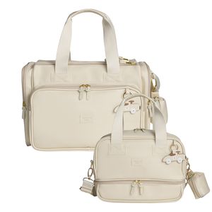 Bolsa Anne + Bolsa Térmica Vicky Carrinhos Marfim – Masterbag