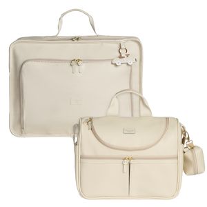Mala Vintage + Bolsa Nina Carrinhos Marfim – Masterbag