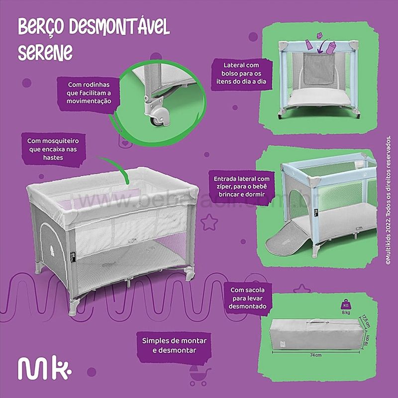BB387-P-Berco-Desmontavel-Serene-Rosa-0-15kg---Multikids-Baby