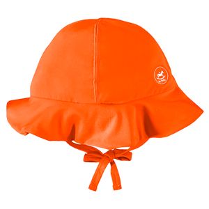 Chapéu para bebê c/ proteção UV FPS +50 Laranja Flúor - Up Baby