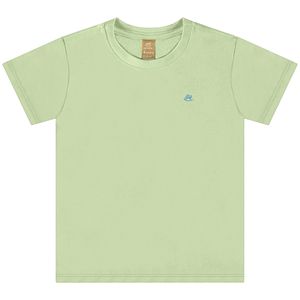 Camiseta para bebê em meia malha Verde Claro - Up Baby