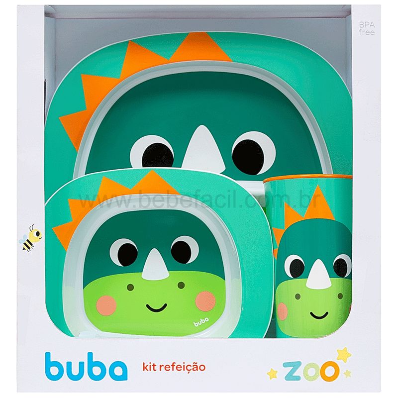 BUBA16306-I-Kit-Refeicao-para-bebe-Bubazoo-Dino-6m---Buba