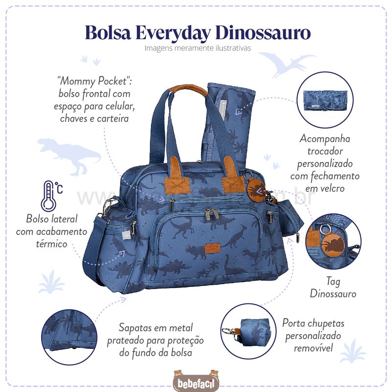 MB12DIN299-G-Bolsa-para-bebe-Everyday-Dinossauro---Masterbag