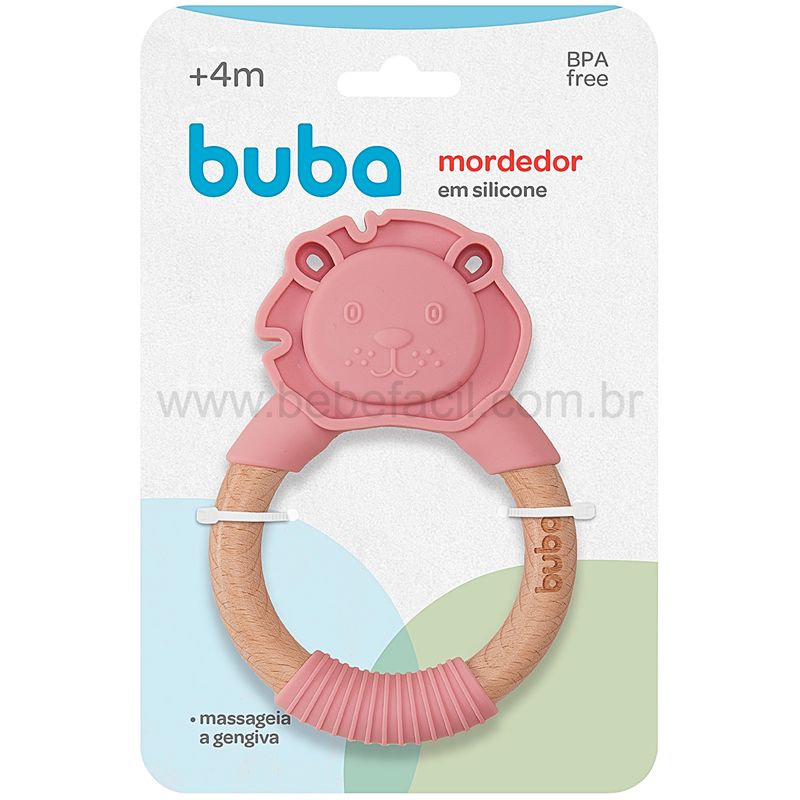 BUBA15649-B-Mordedor-Leao-em-Silicone-Rosa-4m---Buba