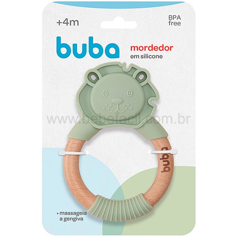 BUBA15650-B-Mordedor-Leao-em-Silicone-Verde-4m---Buba
