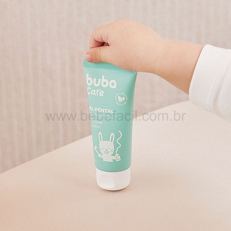 BUBA16563-G-Gel-Dental-sem-Fluor-com-Escova-Massageadora-Buba-Care-50g-0m---Buba