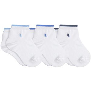 Tripack: 3 meias Soquete para bebê Azul Claro/Azul/Marinho - Lupo