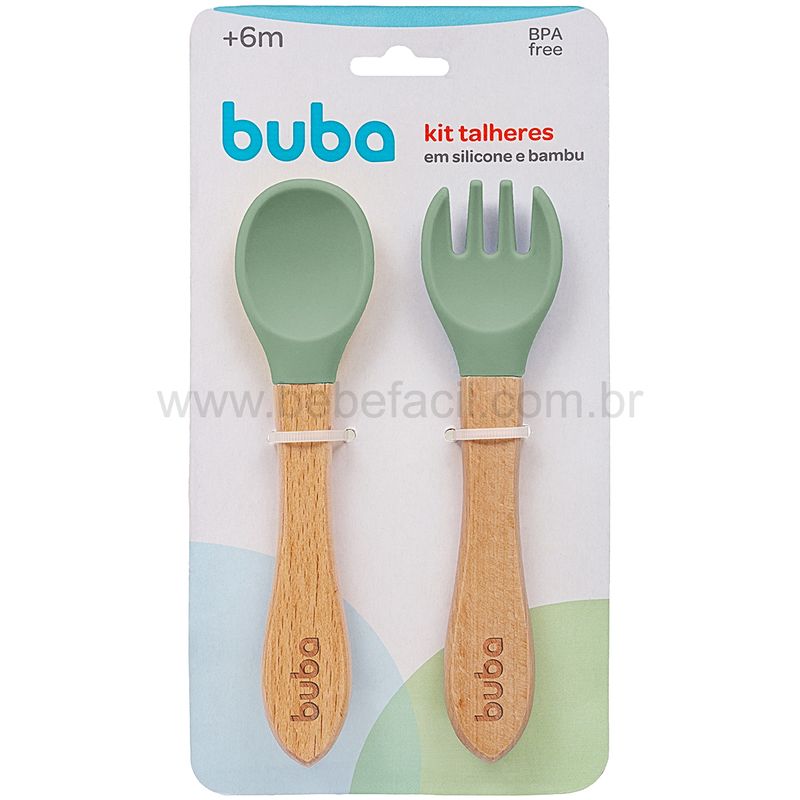 BUBA15827-D-Kit-Talher-para-bebe-em-Bambu-e-Silicone-Verde-6m---Buba