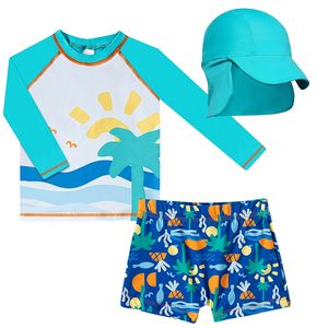 Conjunto de banho Praia: Camiseta Surfista + Boné + Sunga - Tip Top